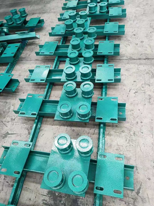 無極繩連續(xù)牽引車彎道輪組